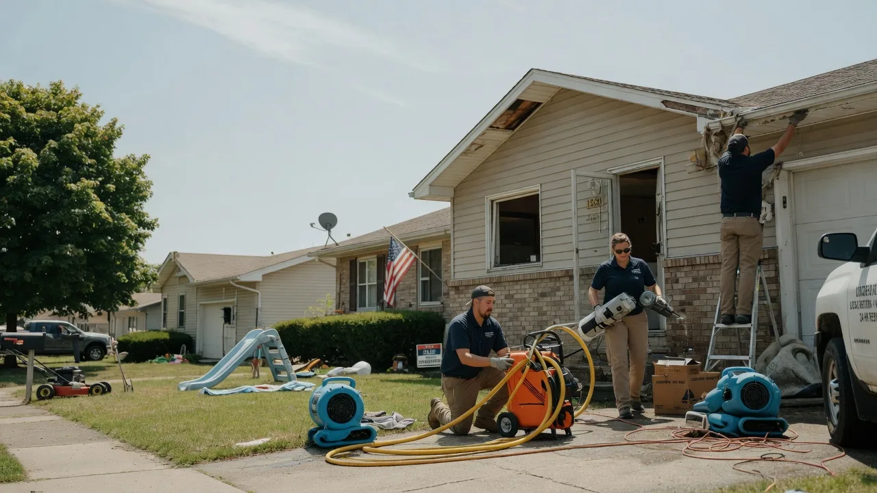 Water Damage Restoration in Bondville, IL near me